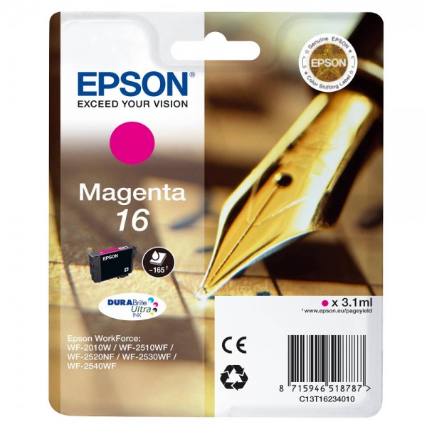 Epson 16 / C13T16234010 ink cartridge Magenta