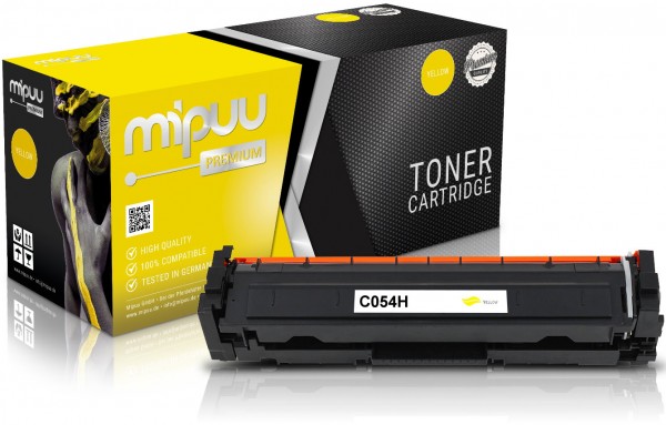 Mipuu Toner replaces Canon 054H / 3025C002 Yellow