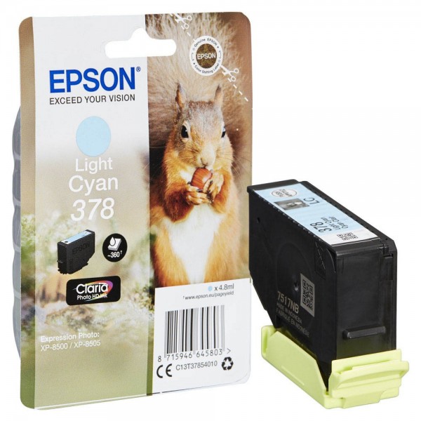 Epson 378 / C13T37854010 ink cartridge Light-Cyan
