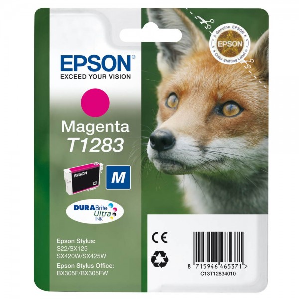Epson T1283 / C13T12834012 ink cartridge Magenta