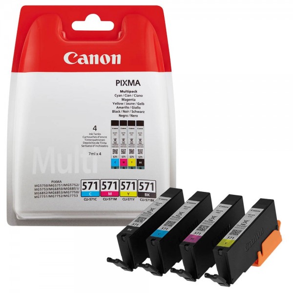 Canon CLI-571 / 0386C005 ink cartridges Multipack CMYK (4 Set)