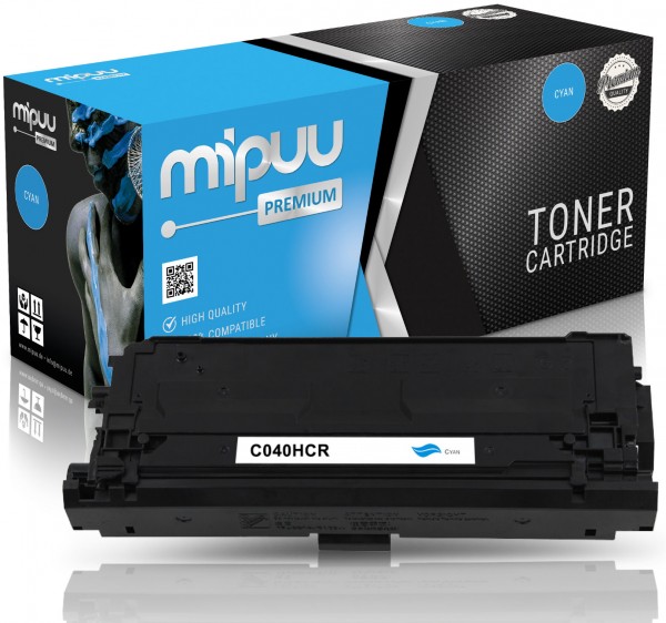 Mipuu Toner ersetzt Canon 040H / 0459C001 Cyan