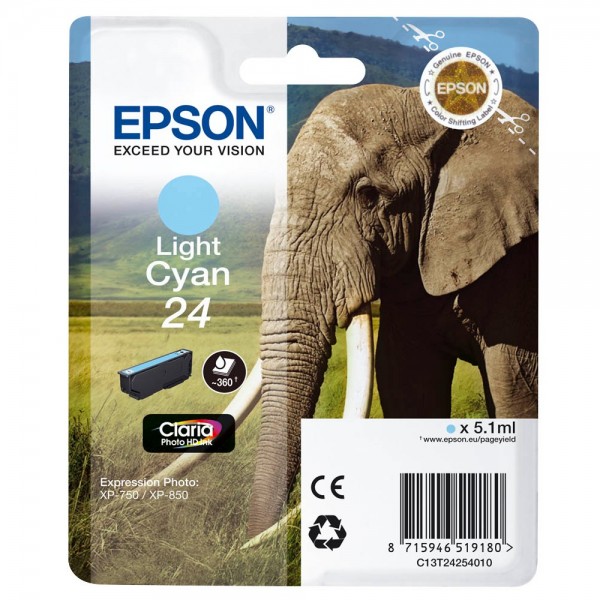 Epson 24 / C13T24254012 ink cartridge Light Cyan