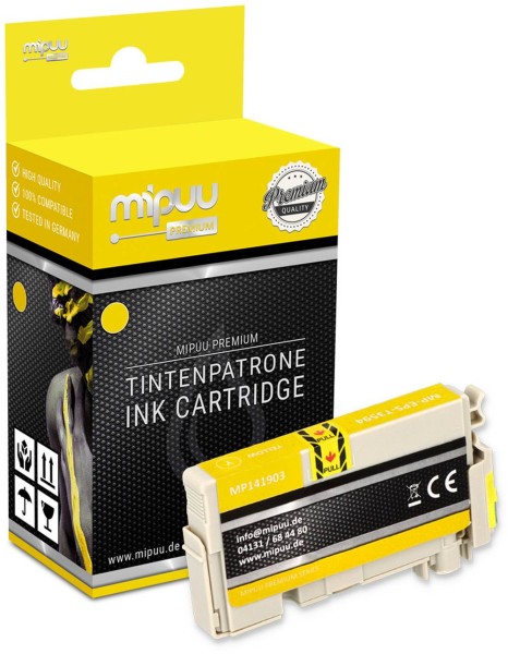 Mipuu ink cartridge replaces Epson 35 XL / C13T35944010 Yellow
