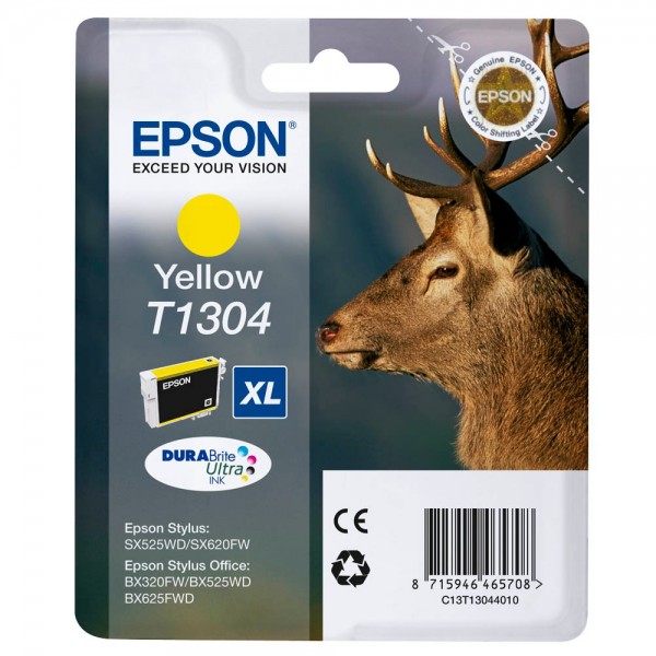 Epson T1304 XL / C13T13044010 ink cartridge Yellow