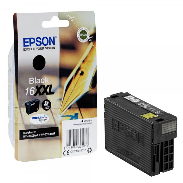 Epson 16 XXL / C13T16814012 Tinte Black