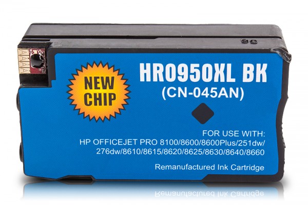 Compatible with HP 950 XL / CN045AE ink cartridge Black
