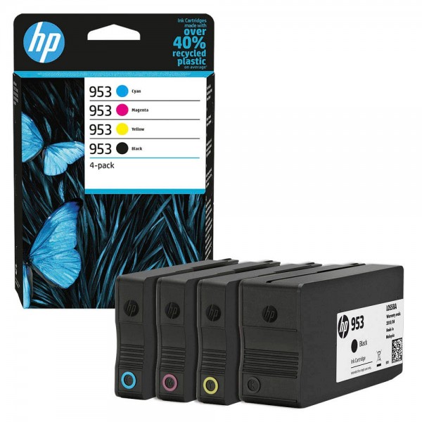 HP 953 / 6ZC69AE ink cartridges Multipack CMYK (4 Set)