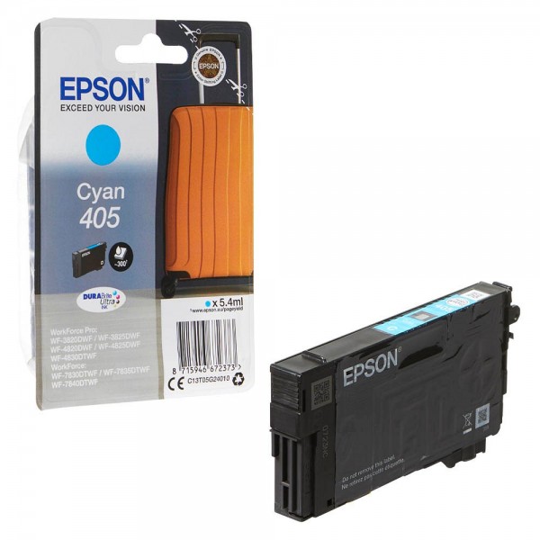 Epson 405 / C13T05G24010 Tinte Cyan