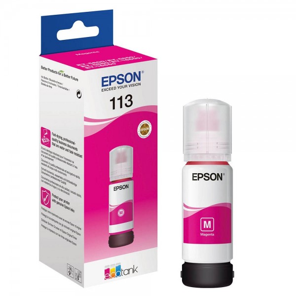 Epson 113 / C13T06B340 refill ink Magenta 70 ml