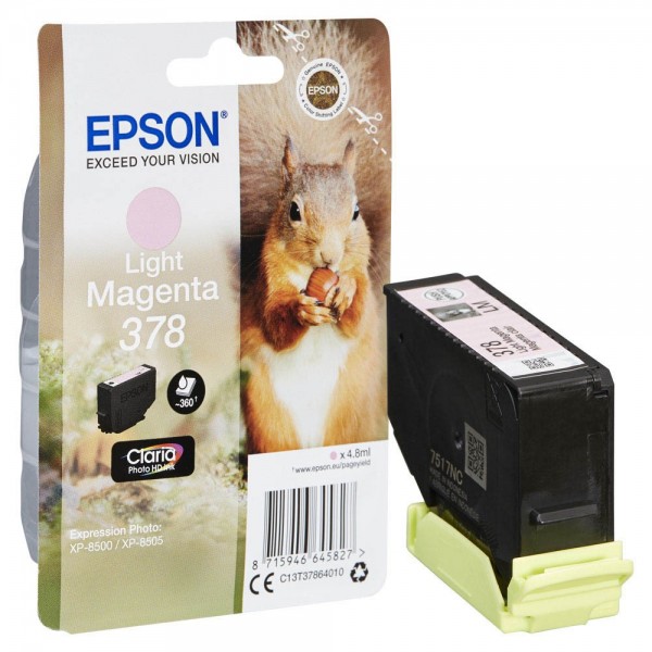 Epson 378 / C13T37864010 ink cartridge Light-Magenta