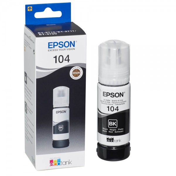 Epson 104 / C13T00P140 refill ink Black 65 ml