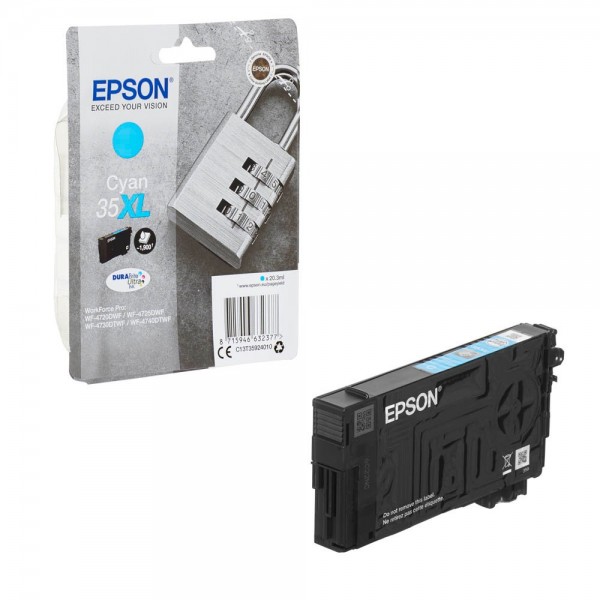 Epson 35 XL / C13T35924010 ink cartridge Cyan