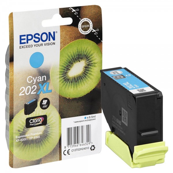 Epson 202 XL / C13T02H24010 ink cartridge Cyan
