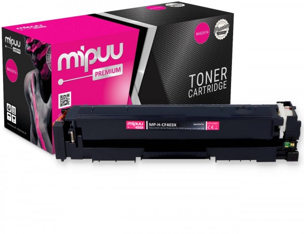 Mipuu Toner replaces HP CF403X / 201X Magenta