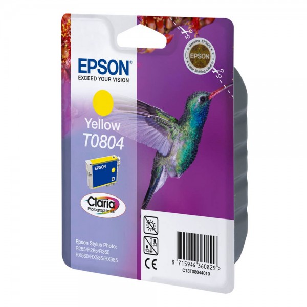 Epson T0804 / C13T08044011 ink cartridge Yellow
