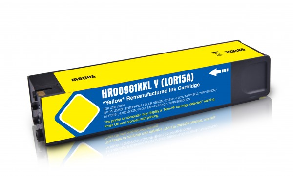 Kompatibel zu HP 981Y / L0R15A Tinte Yellow