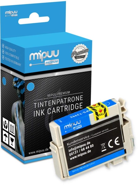 Mipuu ink cartridge replaces Epson 29 XL / C13T29924012 Cyan