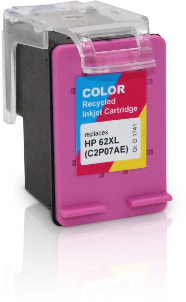 Kompatibel zu HP 62 XL / C2P07AE Tinte Color mit Füllstandsanzeige (EU)