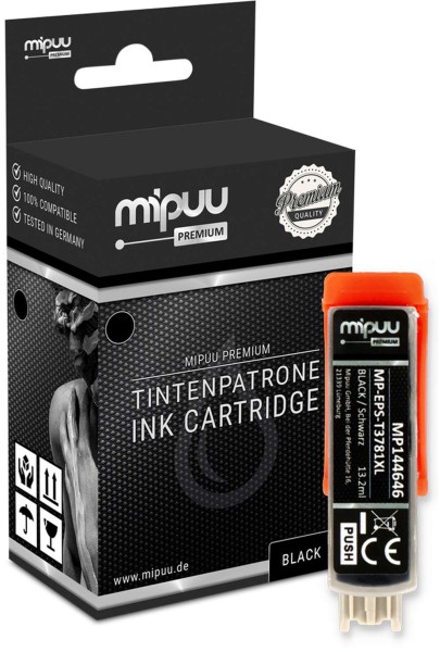 Mipuu Tinte ersetzt Epson 378 / C13T37914010 Black XL