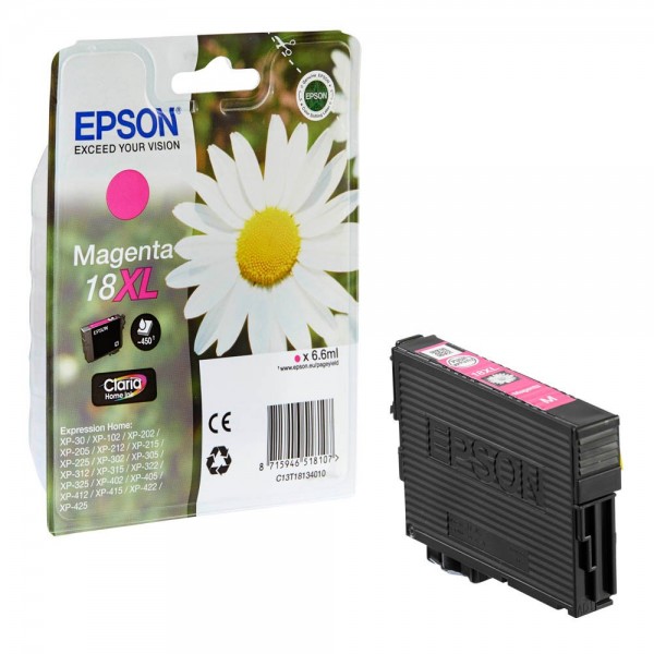 Epson 18 XL / C13T18134012 ink cartridge Magenta