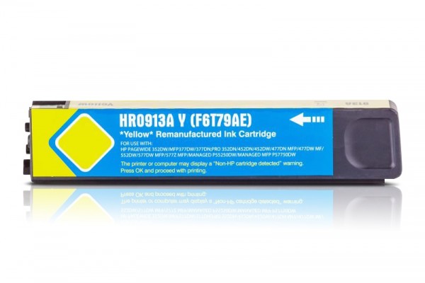 Compatible with HP 913A / F6T79AE ink cartridge Yellow