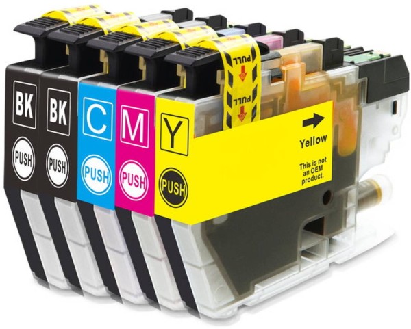 Compatible with Brother LC-3213 ink cartridges Multipack CMYK (5 Set)