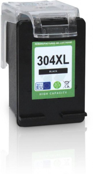 Kompatibel zu HP 304 XL / N9K08AE Tinte Black mit Füllstandsanzeige (EU)