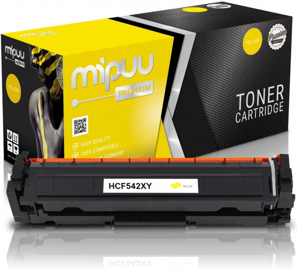 Mipuu Toner replaces HP CF542X / 203X Yellow