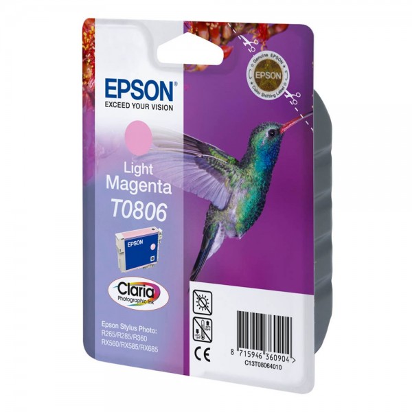 Epson T0806 / C13T08064010 ink cartridge Light-Magenta