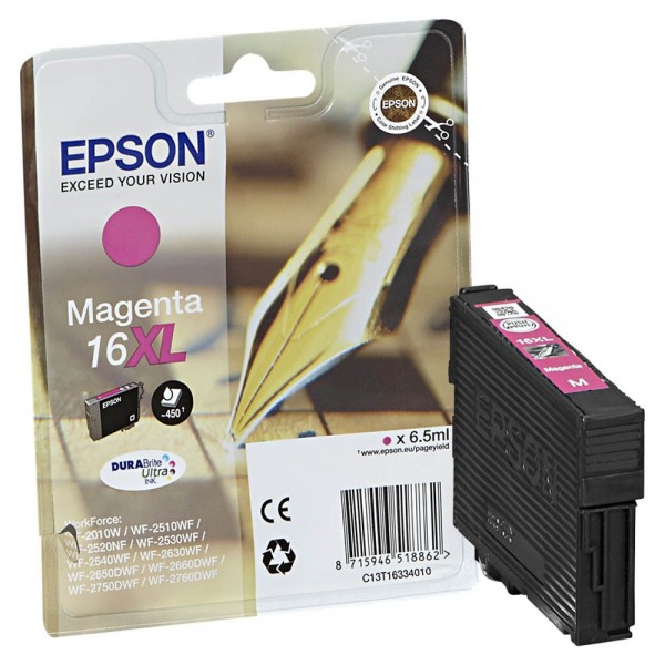Epson 16 XL / C13T16334012 ink cartridge Magenta