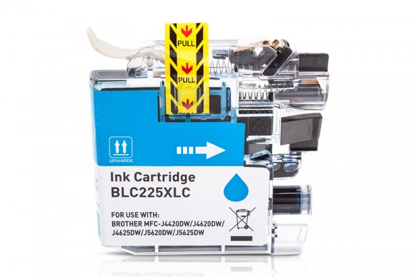 Compatible with Brother LC-225 XL ink cartridge Cyan