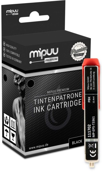 Mipuu ink cartridge replaces Epson 33 XL / C13T33614010 Photo-Black