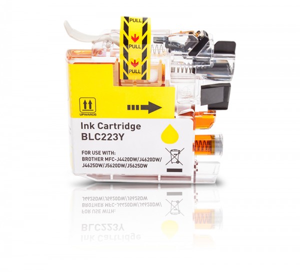 Compatible with Brother LC-223 ink cartridge Yellow (PF)