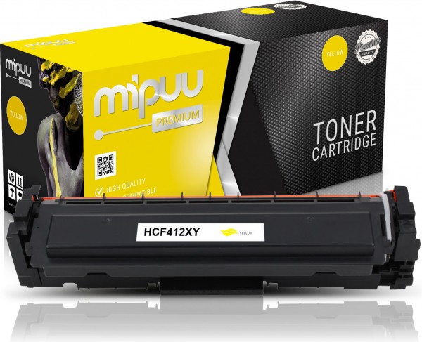 Mipuu Toner ersetzt HP CF412X / 410X Yellow
