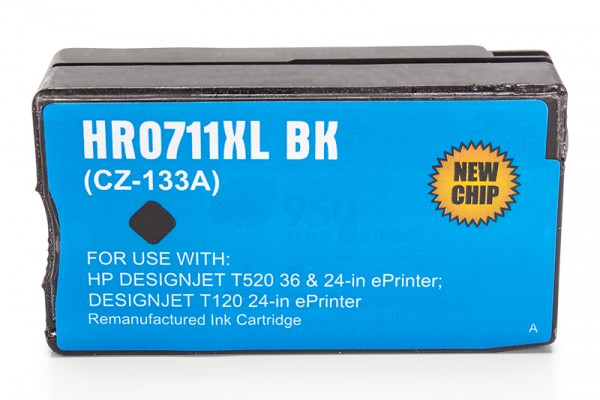 Kompatibel zu HP 711 / CZ133A Tinte Black