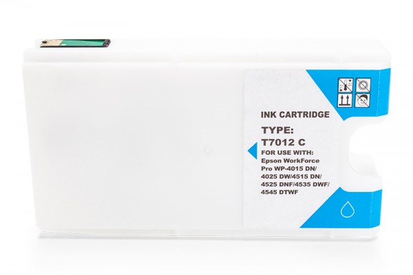 Compatible with Epson T7022 / C13T70224010 ink cartridge Cyan
