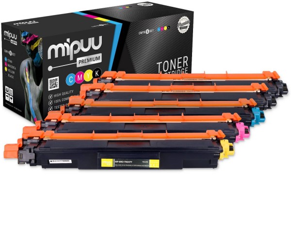 Mipuu Toner replaces Brother TN-247 Multipack CMYK (5 Set)
