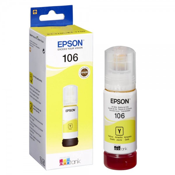 Epson 106 / C13T00R440 Nachfüll-Tinte Yellow 70 ml