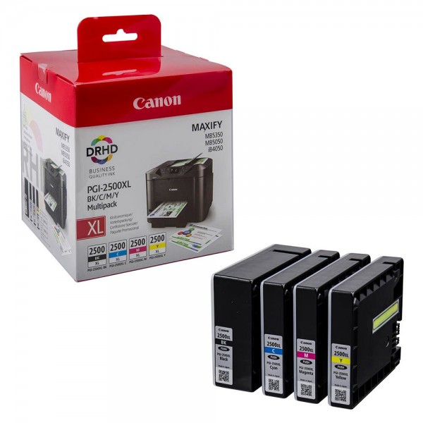 Canon PGI-2500 XL / 9254B004 ink cartridges Multipack CMYK (4 Set)