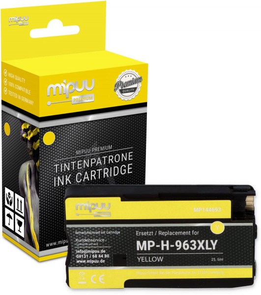Mipuu ink cartridge replaces HP 963 XL / 3JA29AE Yellow