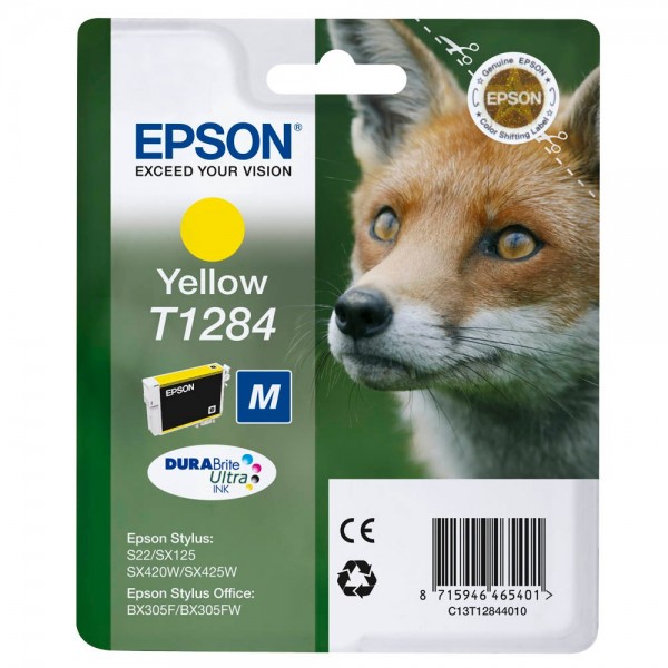 Epson T1284 / C13T12844012 ink cartridge Yellow
