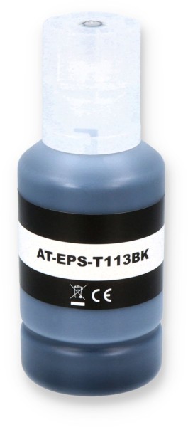 Kompatibel zu Epson 113 / C13T06B140 Nachfüll-Tinte Black