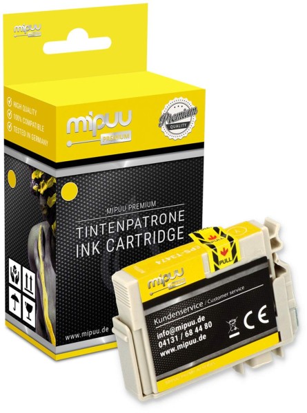 Mipuu ink cartridge replaces Epson 34 XL / C13T34744010 Yellow