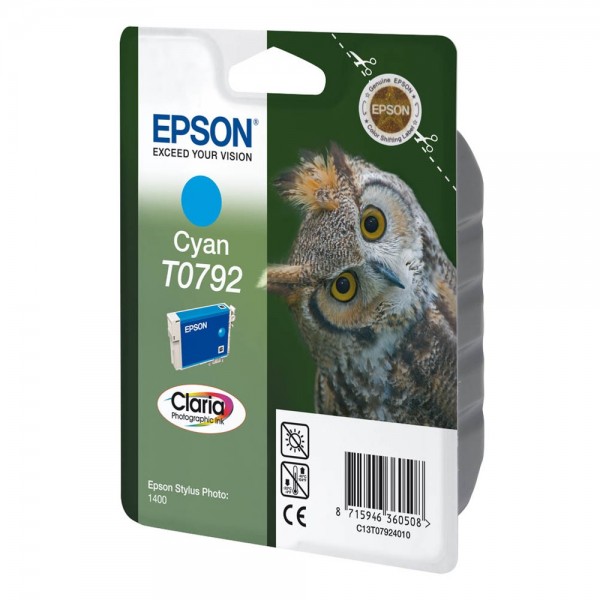 Epson T0792 / C13T07924010 Tinte Cyan