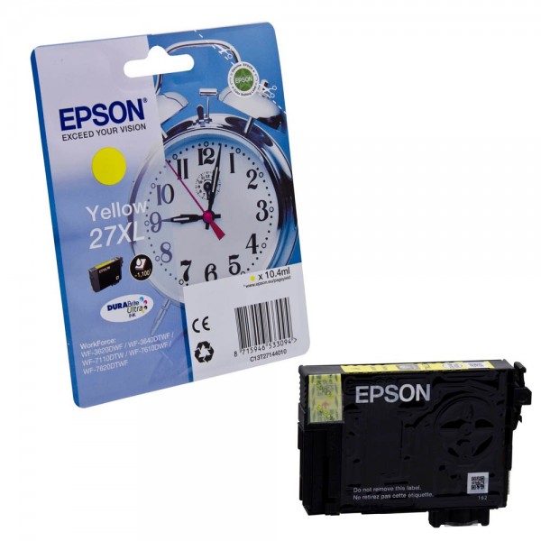 Epson 27 XL / C13T27144010 ink cartridge Yellow