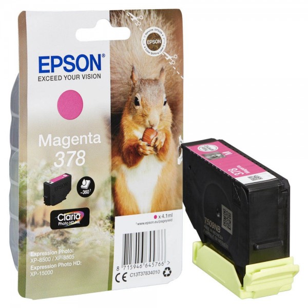 Epson 378 / C13T37834010 ink cartridge Magenta