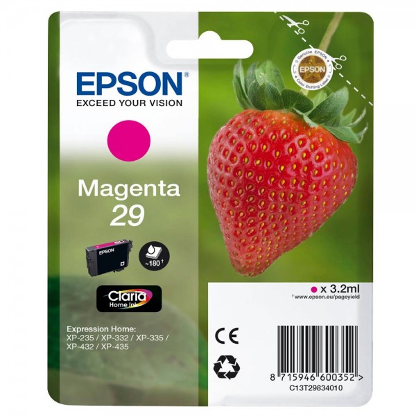 Epson 29 / C13T29834012 ink cartridge Magenta