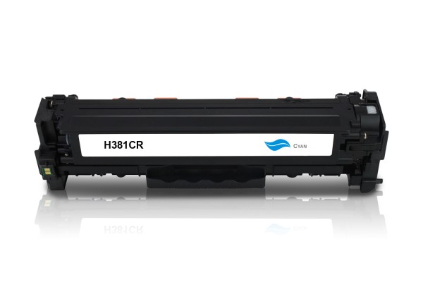 Compatible with HP CF381A / 312A Toner Cyan