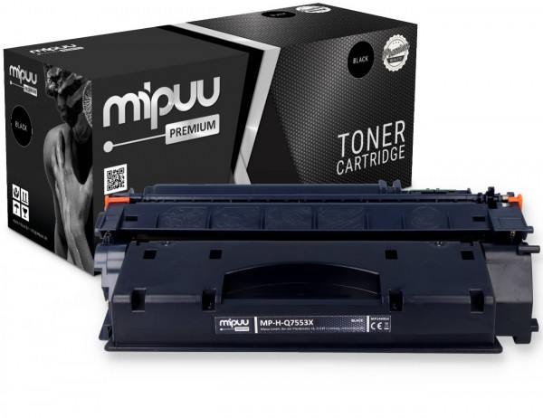 Mipuu Toner replaces HP Q7553X / 53X Black